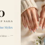 20 Baby Blue French Tip Nails for a Soft, Sweet Manicure