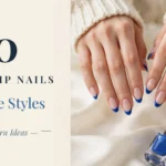20 Blue French Tip Nails - Cool Blue Designs