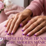 20 Purple French Tip Nails for a Chic, Modern Manicure