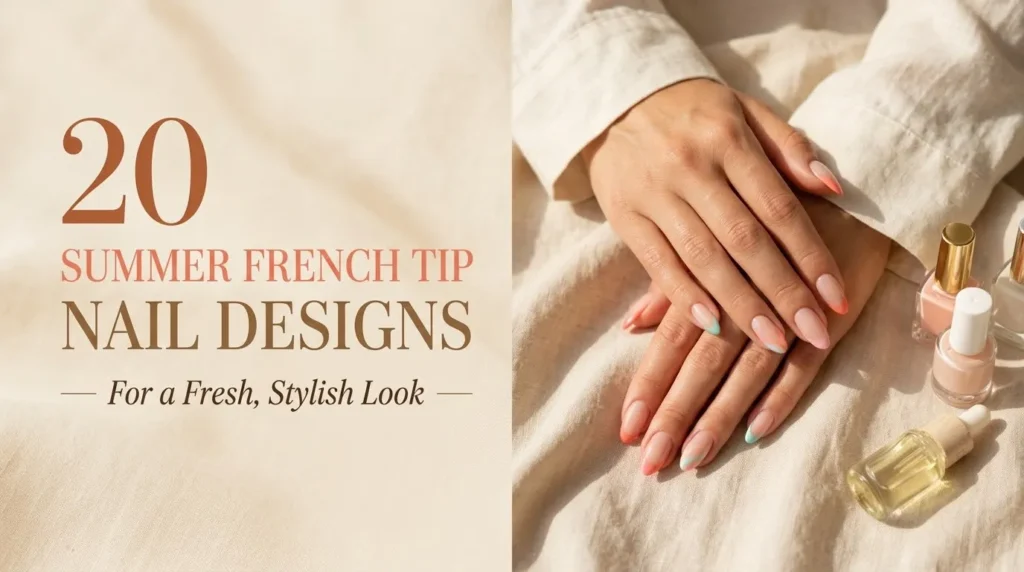 20 Summer French Tip Nail Designs for a Fresh, Stylish Look