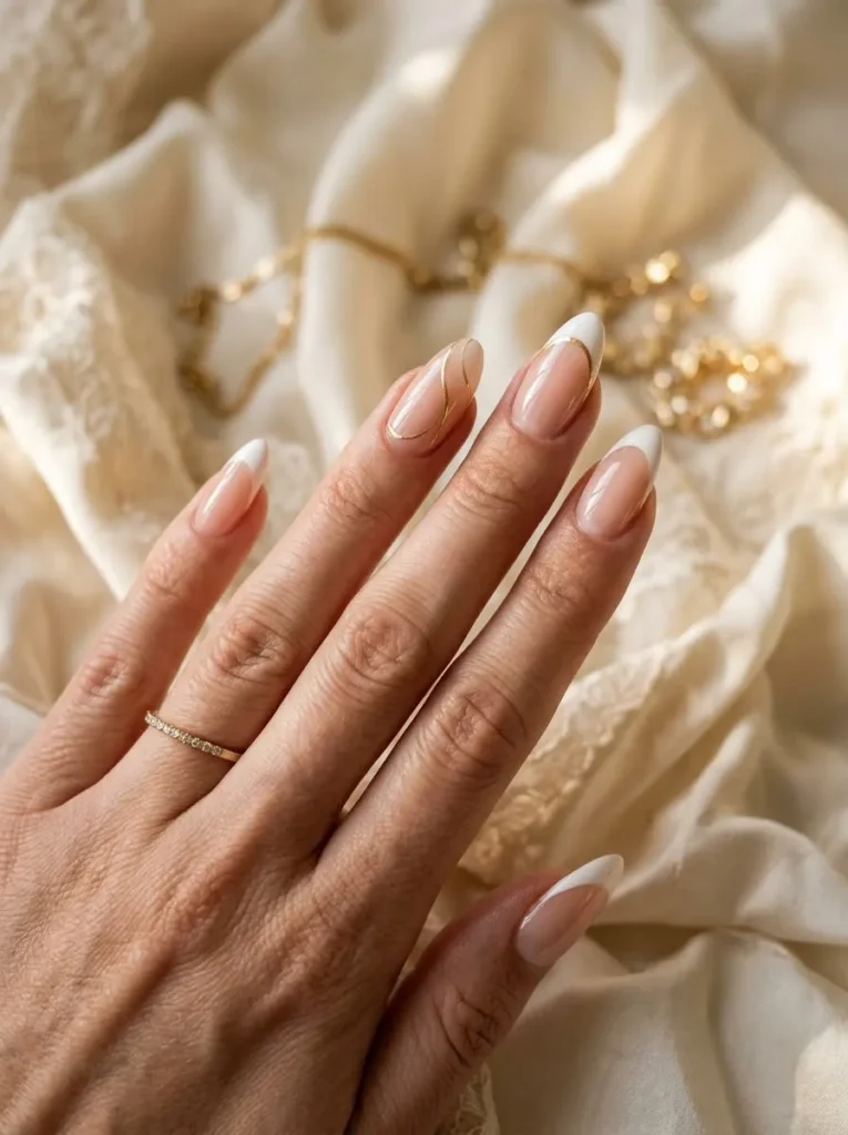 Double French Tips Nails