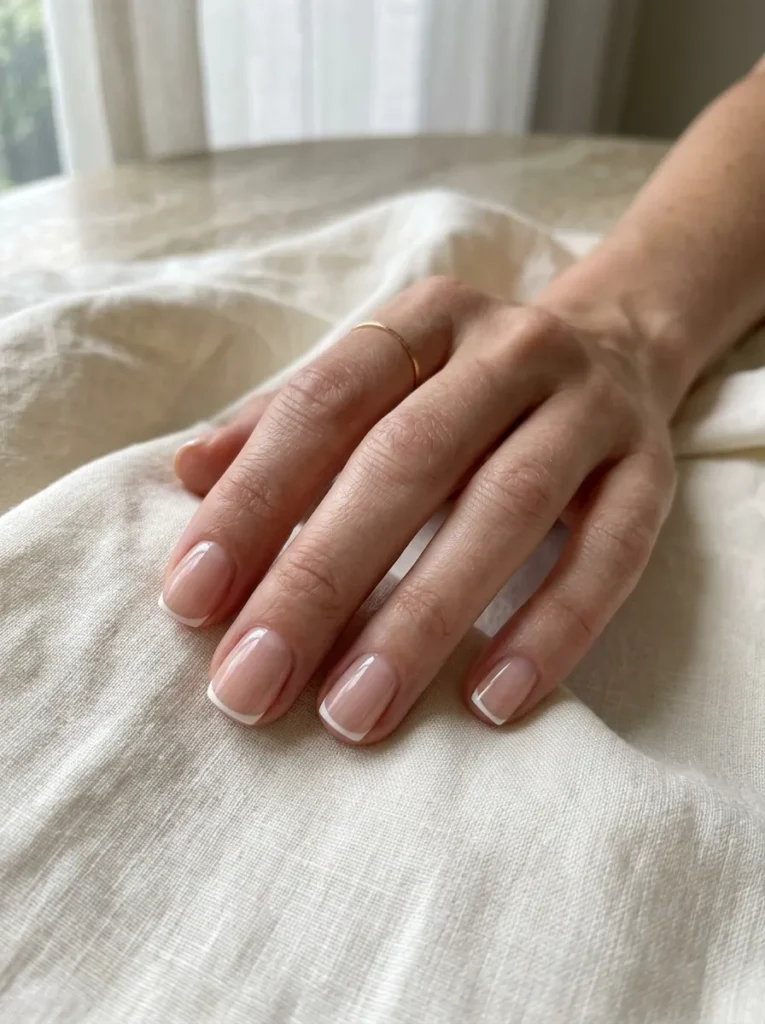 Micro White French Tips