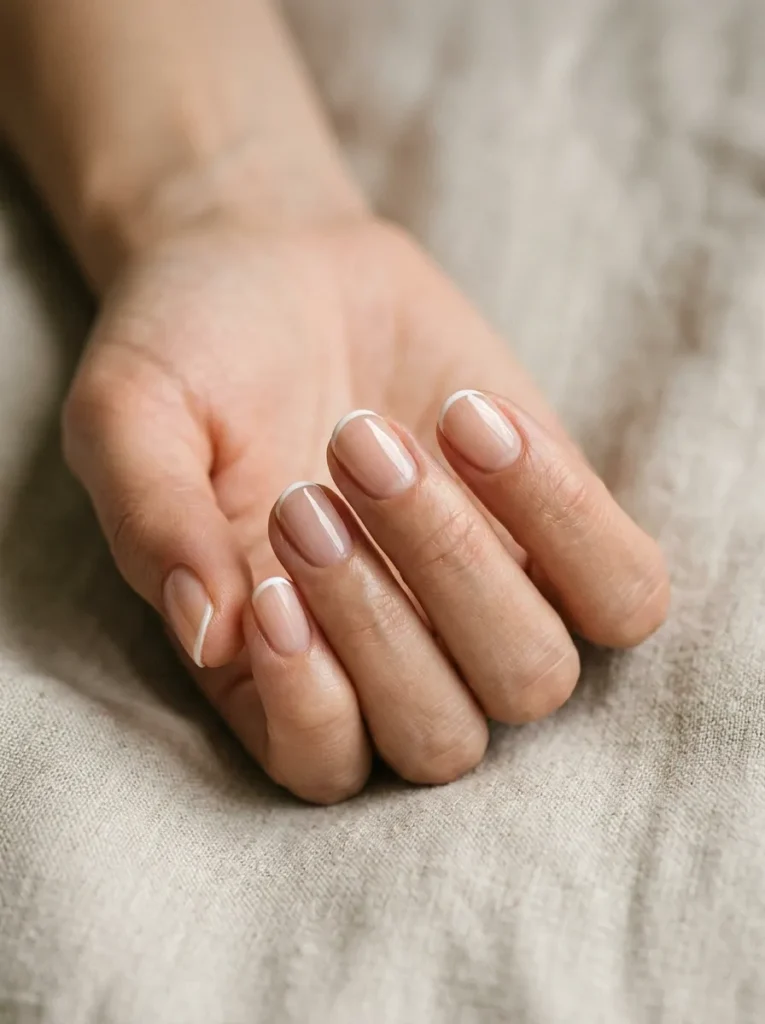 Micro French Tip Nails