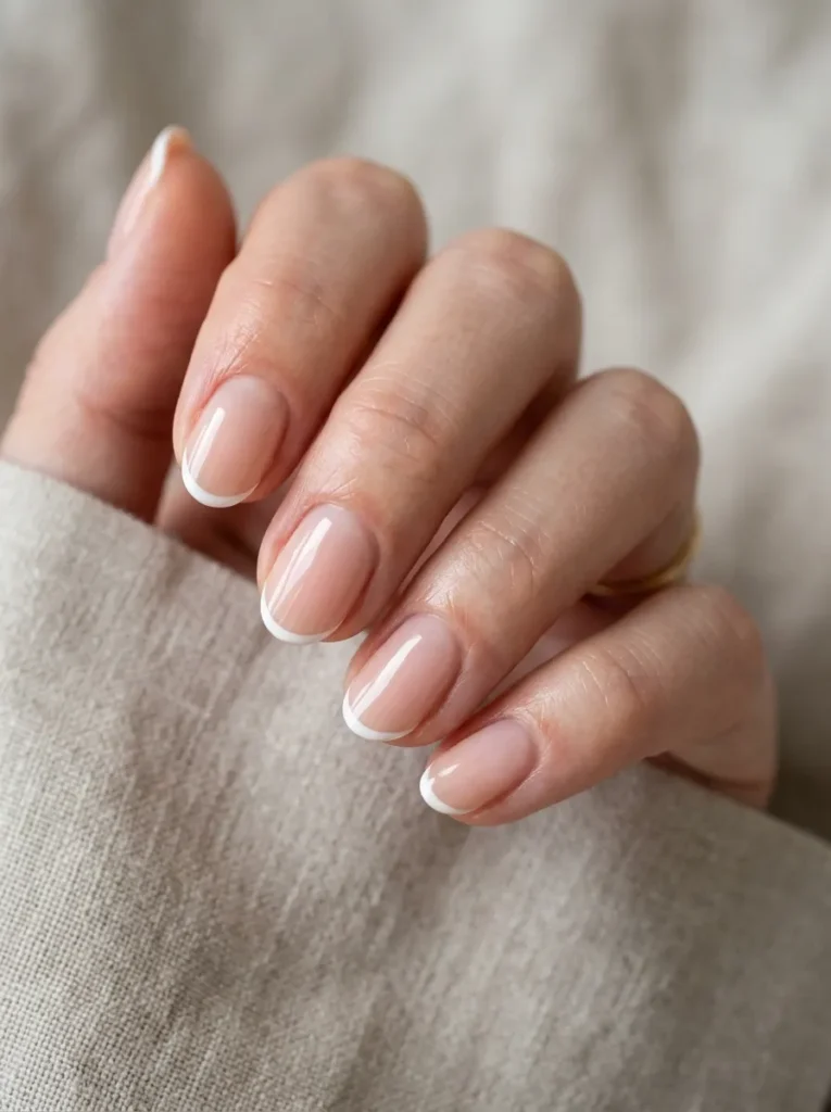 Micro French Tip Nails