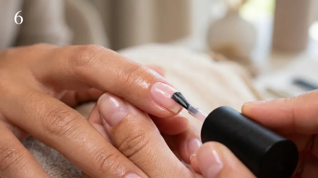 Step 6: Apply Your Nude or Pink Base Color