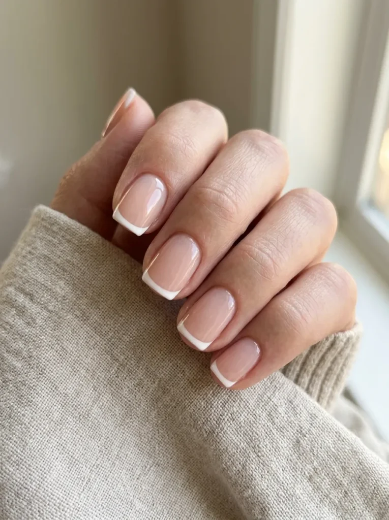 Short French Tip Nails