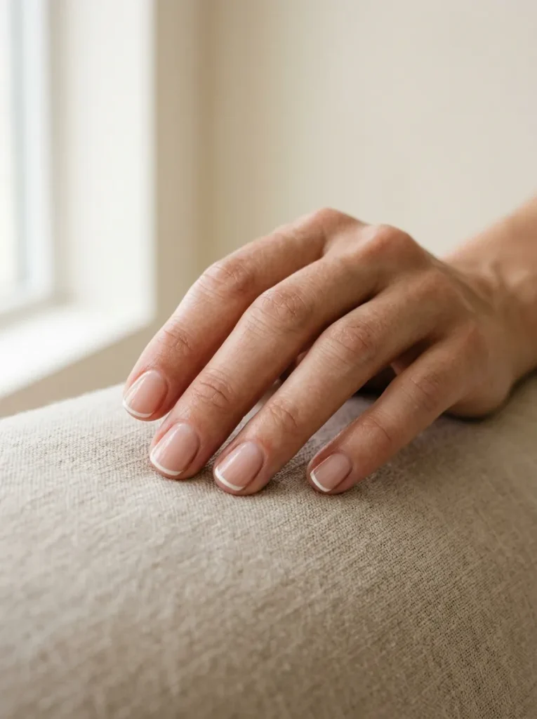 Short Micro French Tips